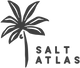 palmier accompagné du nom de la marque Salt Atlas forment le logo